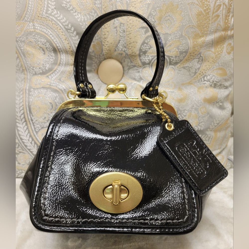 🦄 COACH BLEECKER STREET LIMITED EDITION LEGACY MINI KISSLOCK FRAME BAG 13044 🦄